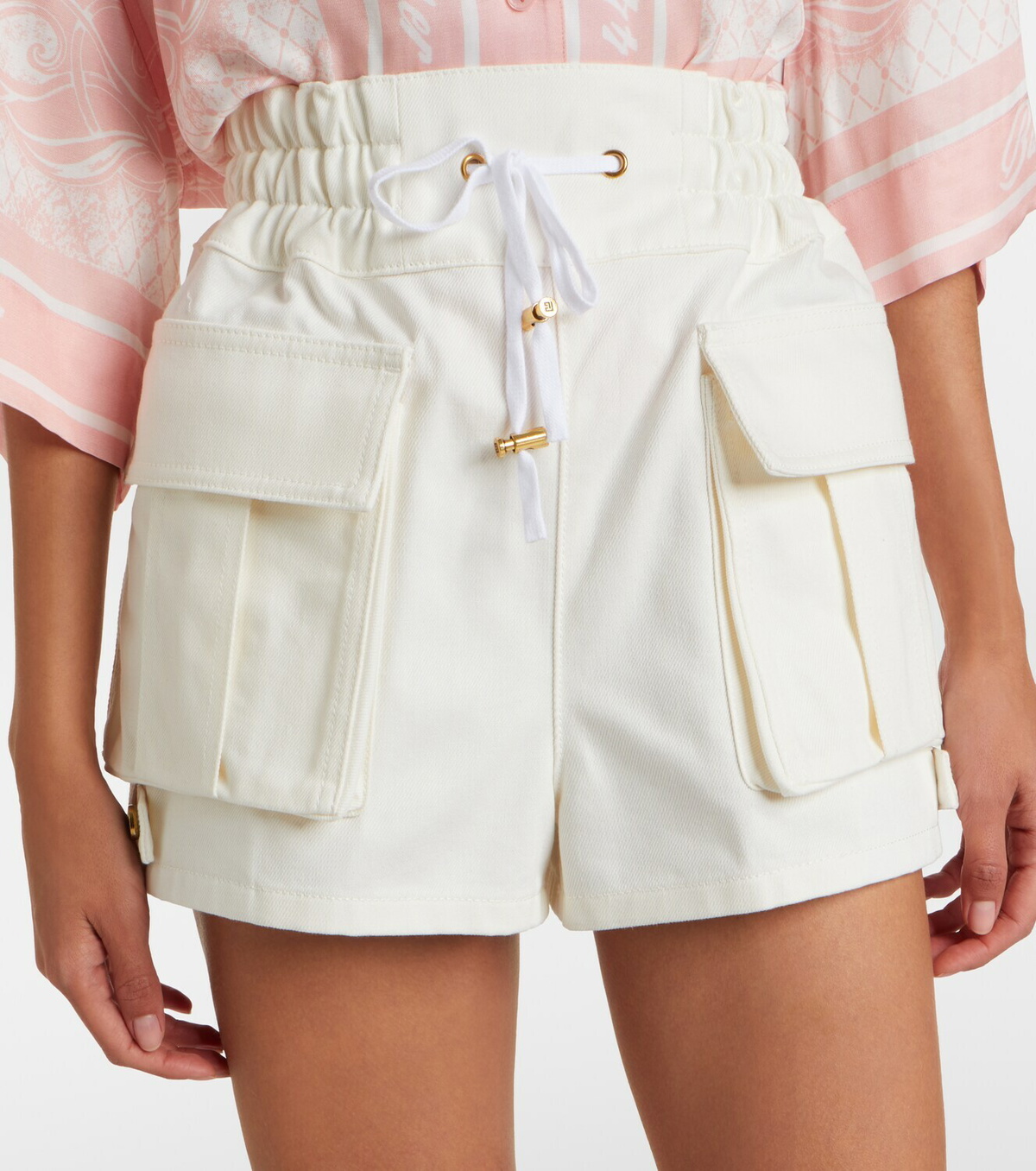 Balmain Denim cargo shorts