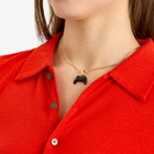 Crystal Haze Women's The Gamer Necklace Pendant in Obsidian 