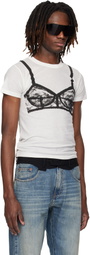 VAQUERA Off-White Bra T-shirt