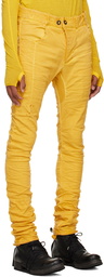 Boris Bidjan Saberi Yellow P13 Painted Jeans