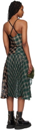 Andersson Bell Green Maja Midi Dress