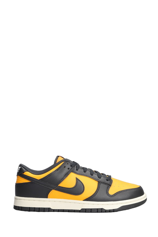 Photo: Nike Dunk Low Retro Sneakers In Orange Leather