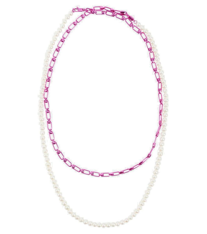 Photo: Eéra Double Reine sterling silver and pearl necklace