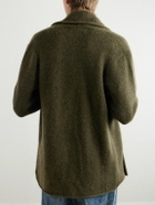 The Elder Statesman - Shawl-Collar Cashmere Cardigan - Green