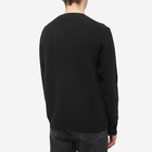 Maison Kitsuné Men's Oversized Fox Head Jacquard Knit in Black