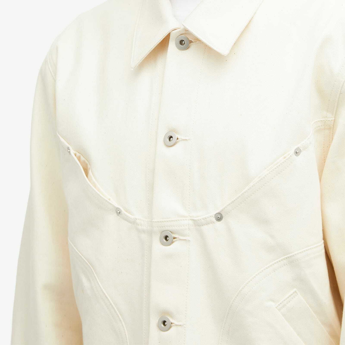 Sage Nation Men's Denim Jiji Jacket in Natural Ecru SAGE NATION