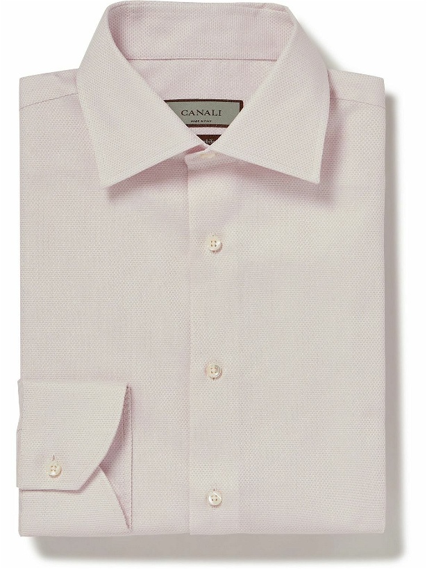 Photo: Canali - Slim-Fit Cotton Shirt - Pink