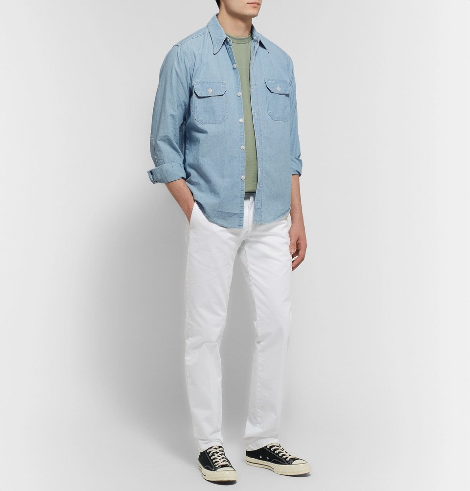 Chimala - Cotton-Chambray Shirt - Light denim Chimala