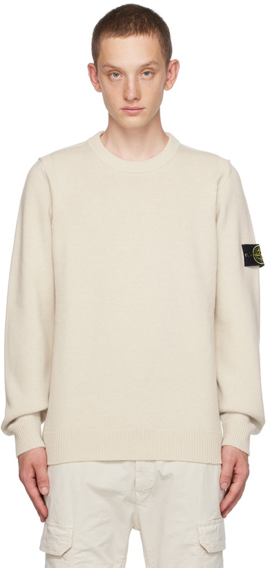 Photo: Stone Island Off-White Reverse Stitch Sweater