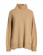 Roberto Collina Womens Turtleneck Camel