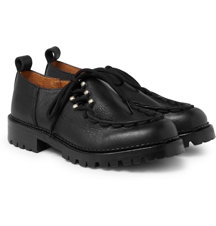 Photo: Hender Scheme - Leather Derby Shoes - Men - Black