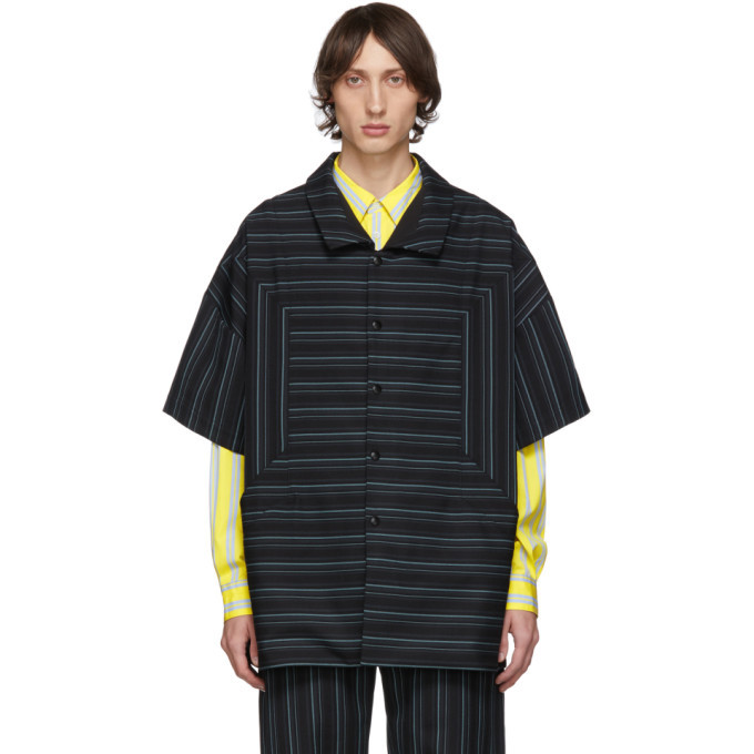 KIKOKOSTADINOV Midnight Stripe Overshirt