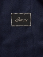 Brioni - Slim-Fit Herringbone Wool Blazer - Blue