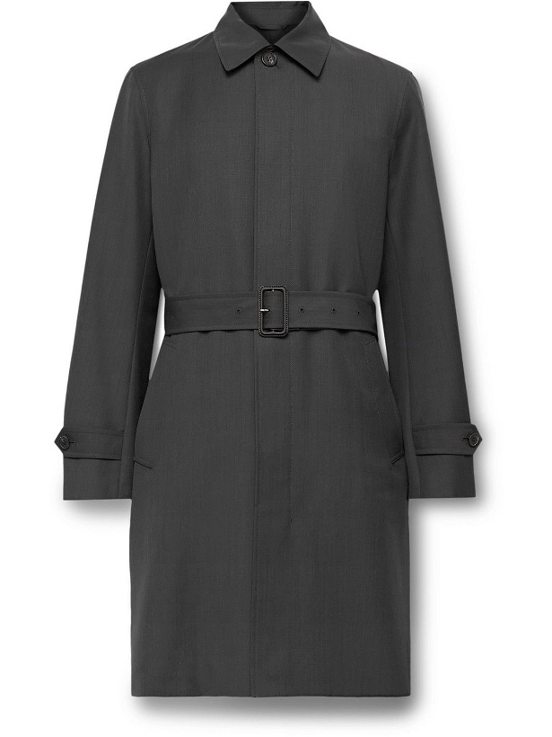 Photo: The Row - William Belted Super 120s Wool and Mohair-Blend Trench Coat - Gray