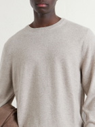 N.PEAL - Oxford Cashmere Sweater - Brown