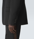 Wales Bonner Alto satin-trimmed virgin wool blazer