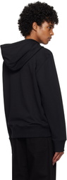 Courrèges Black Buttoned Hoodie