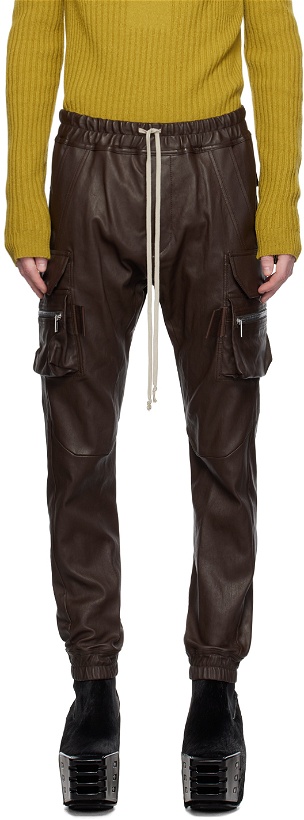 Photo: Rick Owens Brown Mastodon Leather Pants
