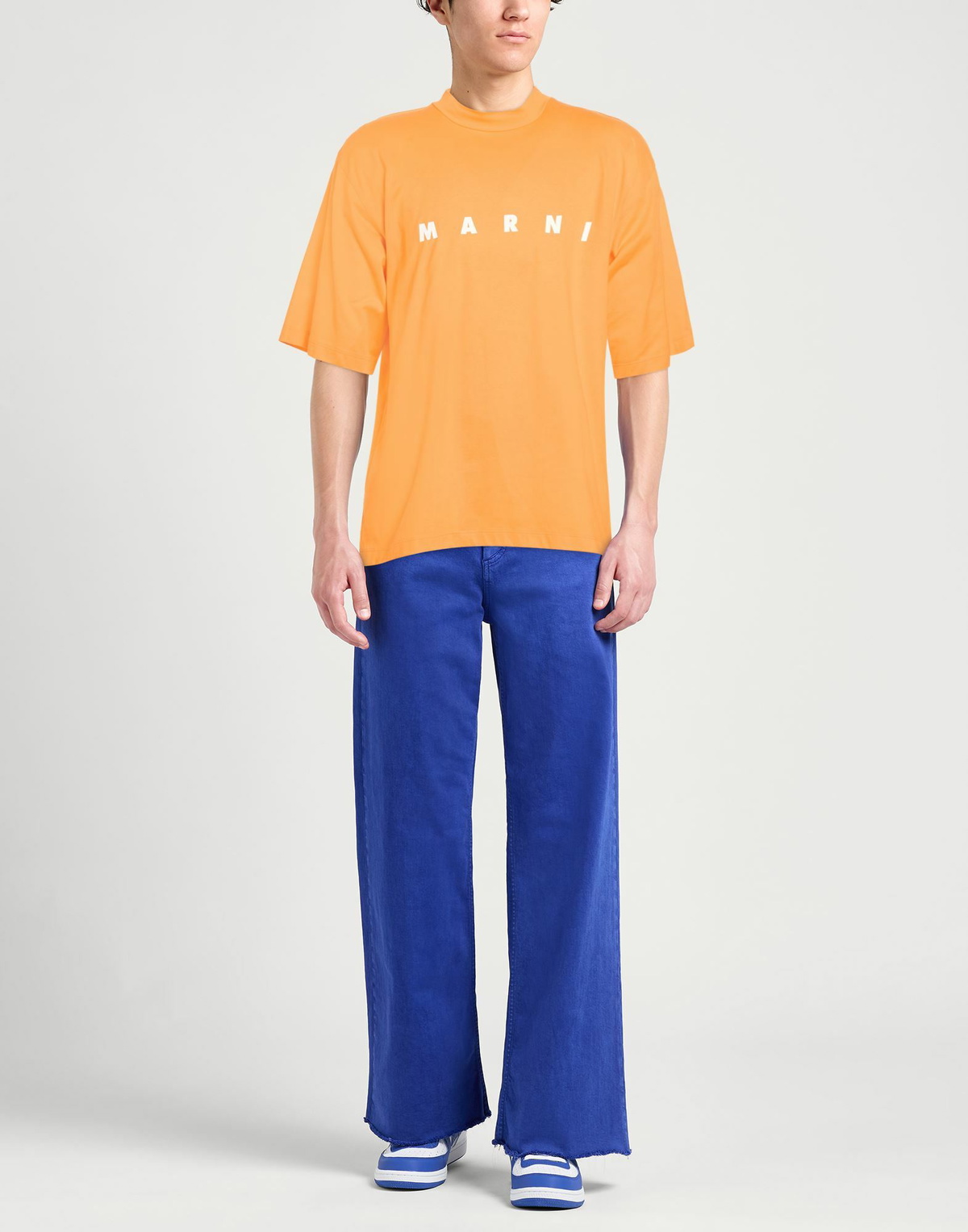 Marni Mens T-shirt in Orange