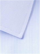CHARVET - Blue Slim-Fit Striped Cotton Shirt - Blue