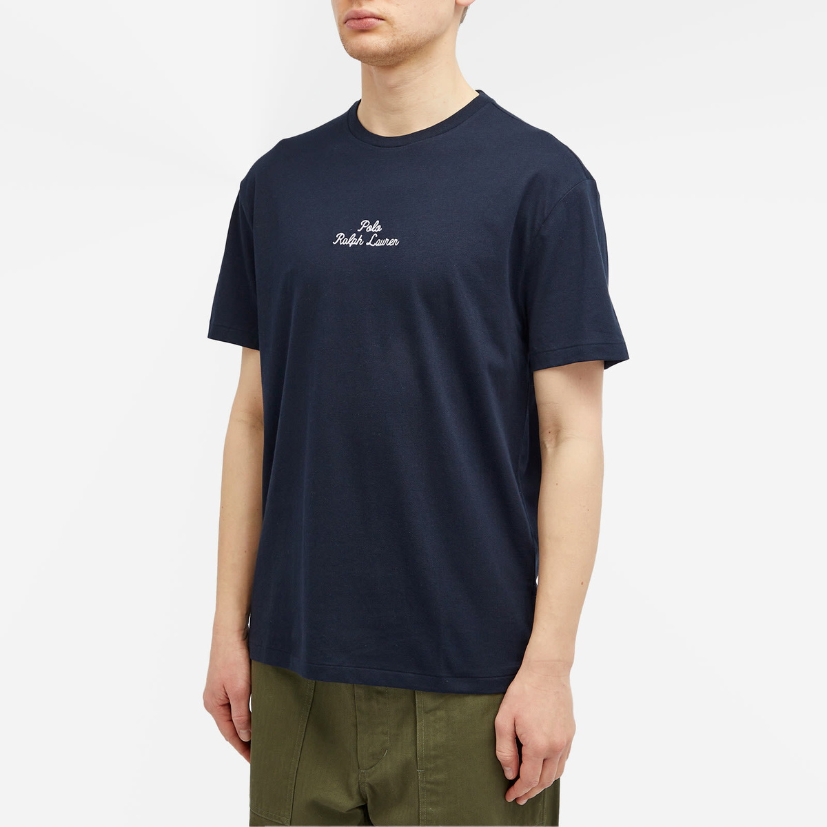 【送料関税込】Polo Ralph Lauren Chain Stitch Logo T-Shirt Polo Ralph Lauren Short Sleeve Classic Fit Chain-Stitch Logo
