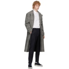 Boss Black and White Prince of Wales Godeon Coat