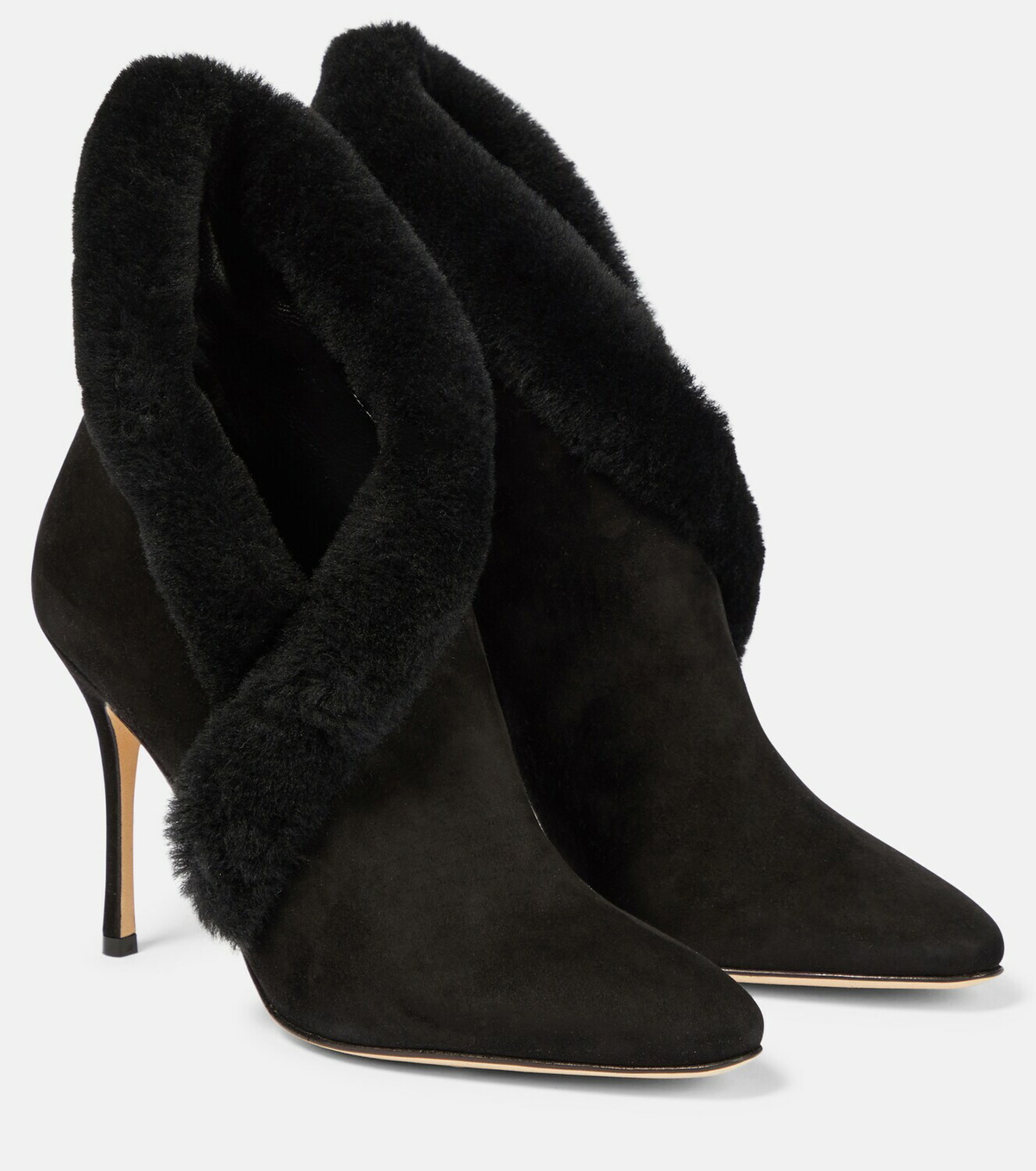 【MANOLO BLAHNIK】 Nestanu 105 ankle boots ブーツ Manolo Blahnik Nestanu 105 suede ankle boots Manolo Blahnik