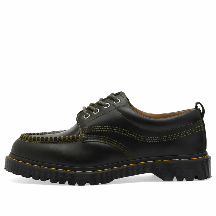 Photo: Dr. Martens Men's Lowell 4 Eye Shoe in Olive Mayhem