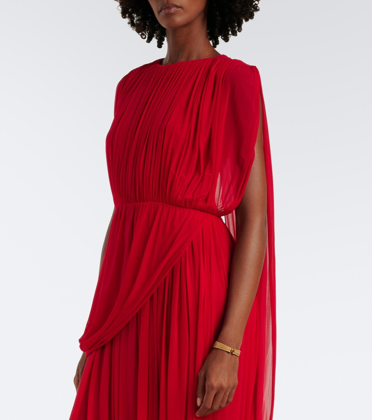 Fforme Kahlo draped jersey maxi dress