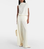 The Row Dela wool wide-leg pants