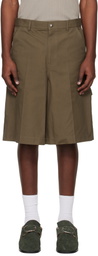Toga Virilis Khaki Canvas Shorts