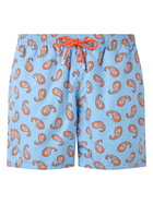 MC2 Saint Barth Man Lightweight Fabric Swim-shorts Lighting With Paisley Print