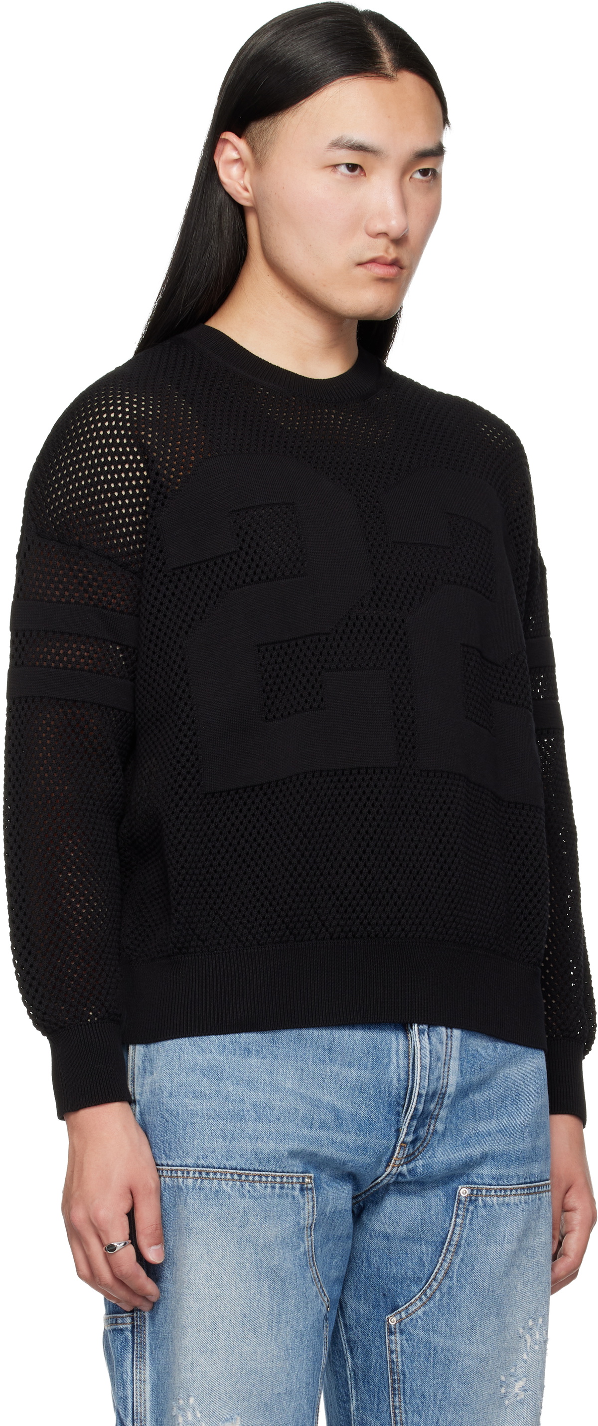 AMIRI Black 'AMIRI 22' Crewneck Sweater