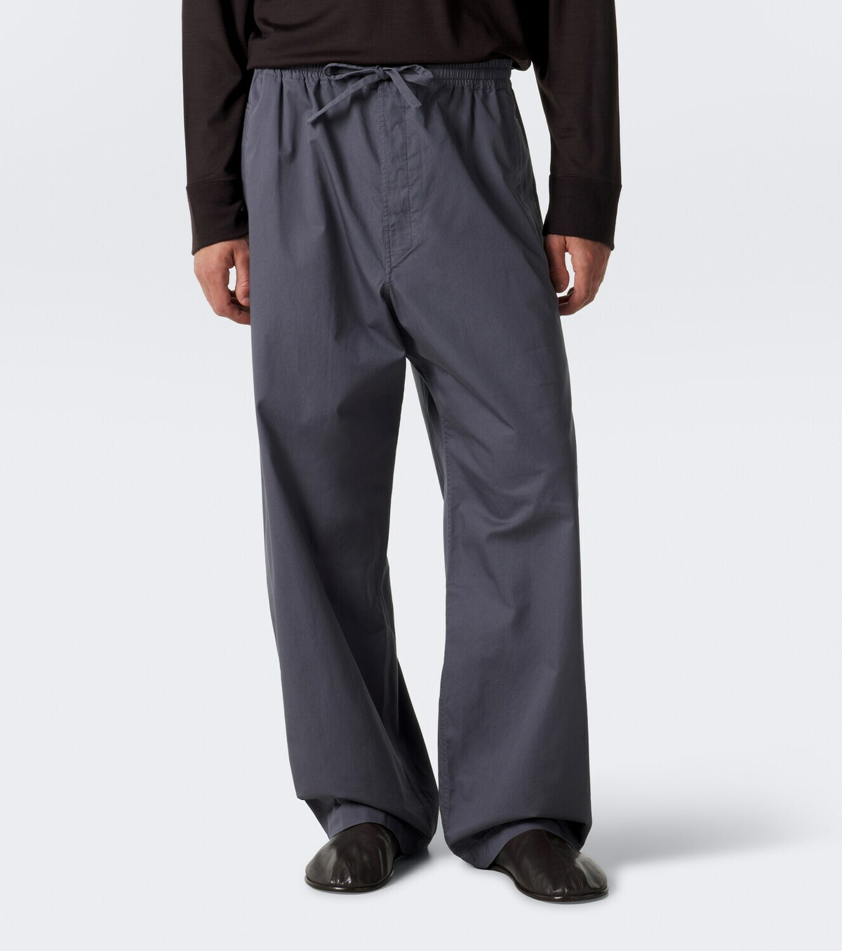 Lemaire Cotton twill wide-leg pants