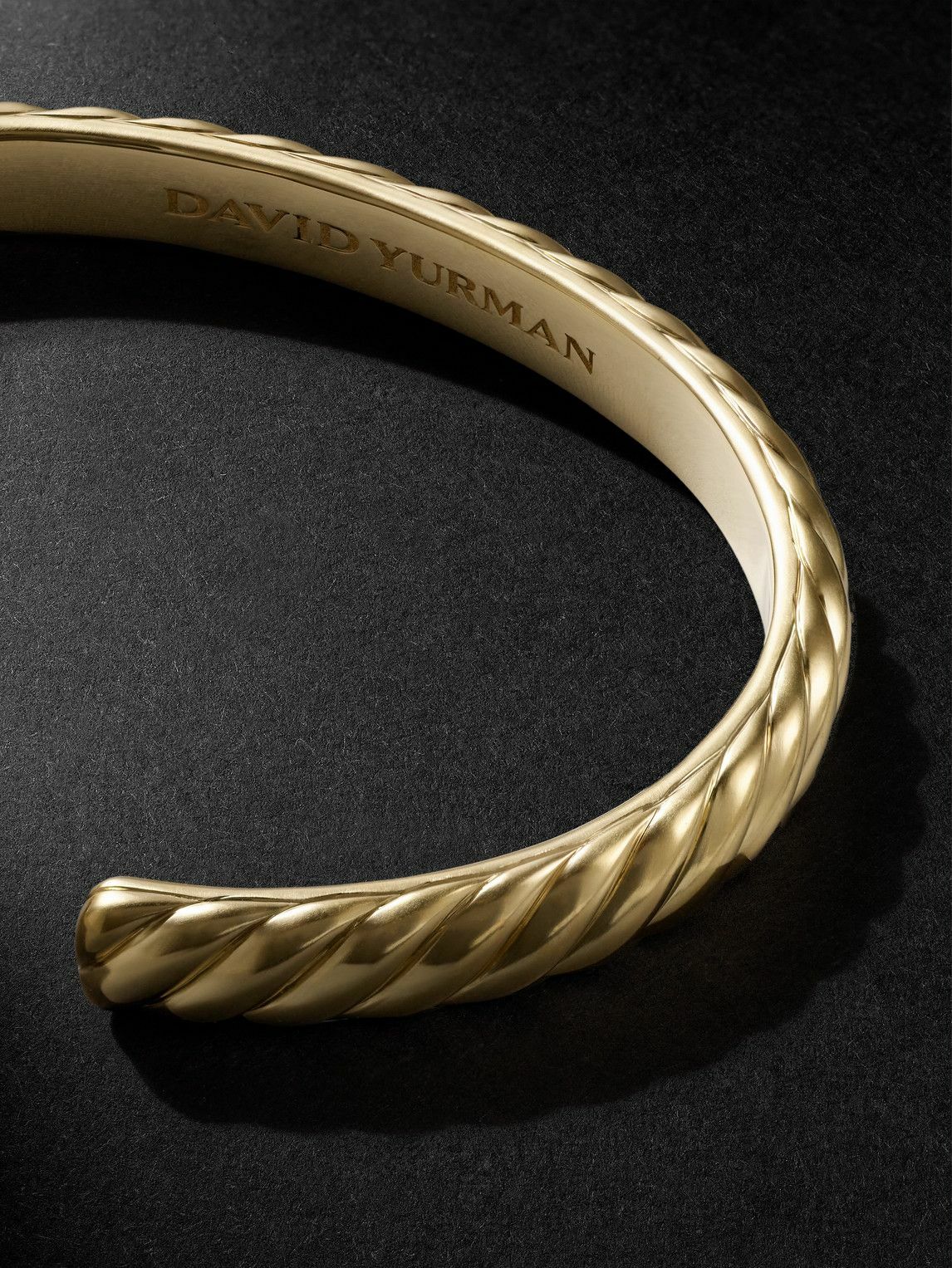 David Yurman - Sculpted Cable 18-Karat Gold Cuff - Gold