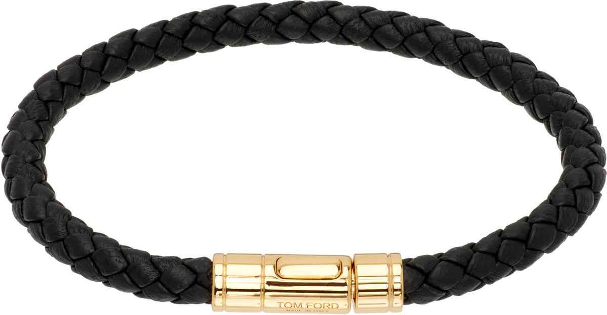 TOM FORD Tubular Leather Bracelet