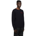 Dunhill Navy 1921 Script Logo Sweater