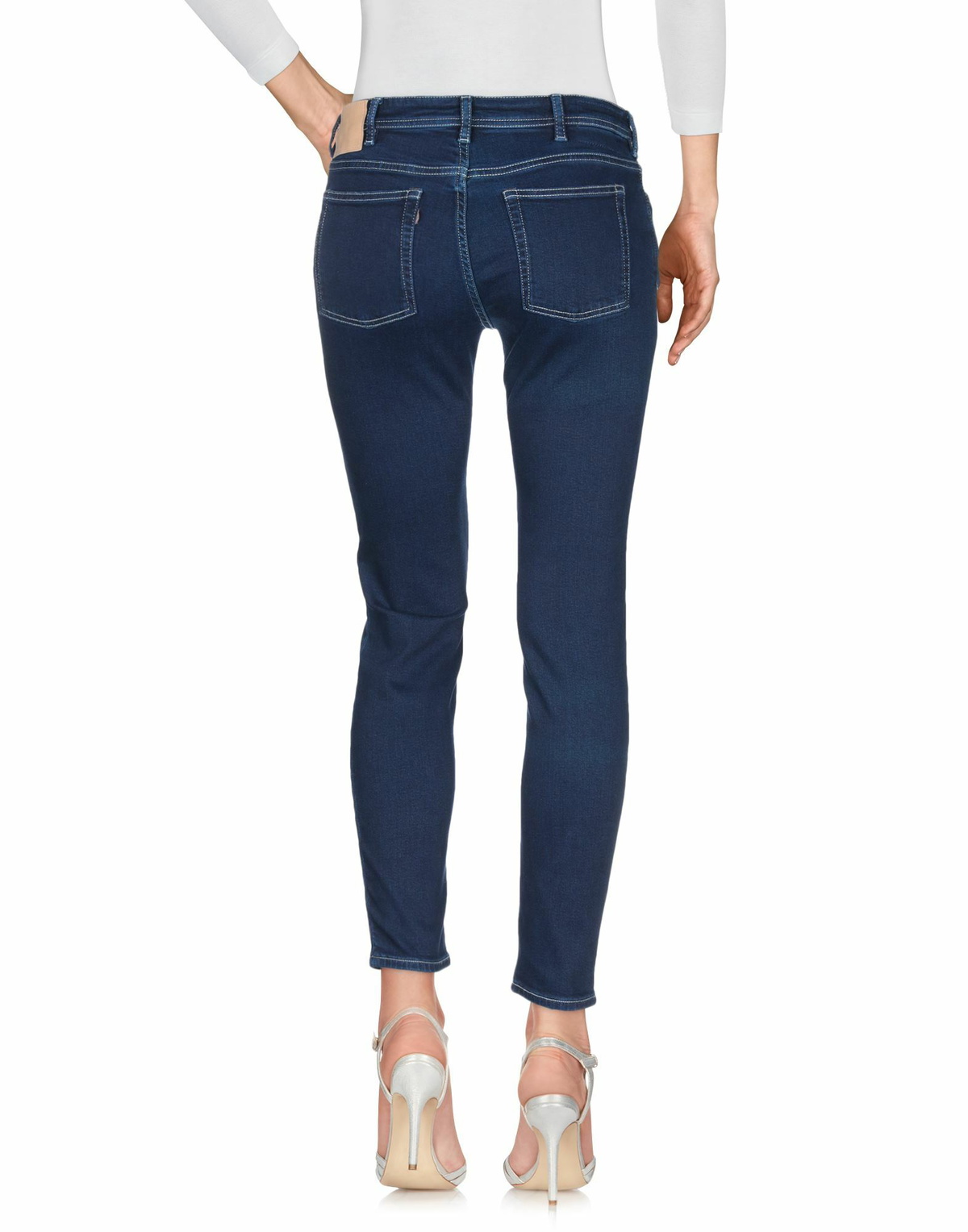 Acne Studios Blå Konst Womens Jeans in Blue