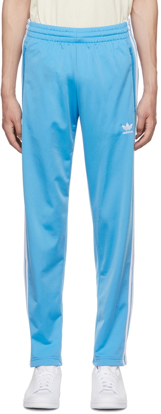 Photo: adidas Originals Blue Firebird Track Lounge Pants