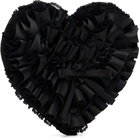 Ashley Williams Black Bow Heart Clutch