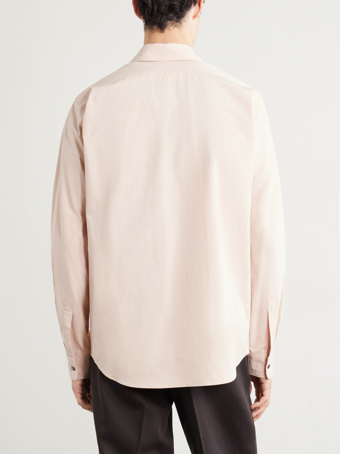 Jil Sander - Cotton-Poplin Shirt - Pink