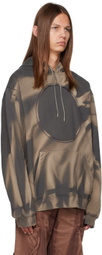 JiyongKim Gray Sun-Bleached Hoodie