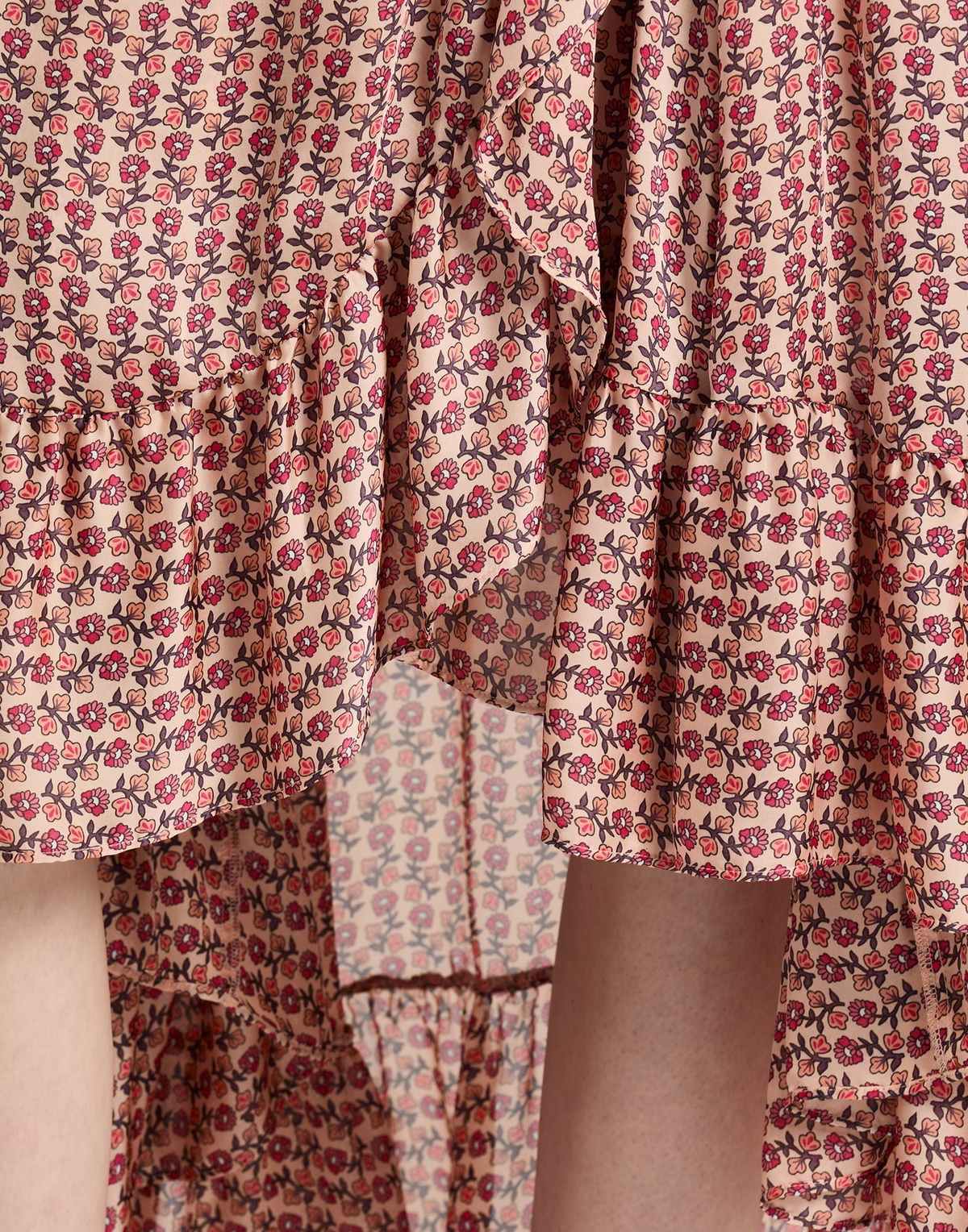 Maje Womens Midi skirt in Pink