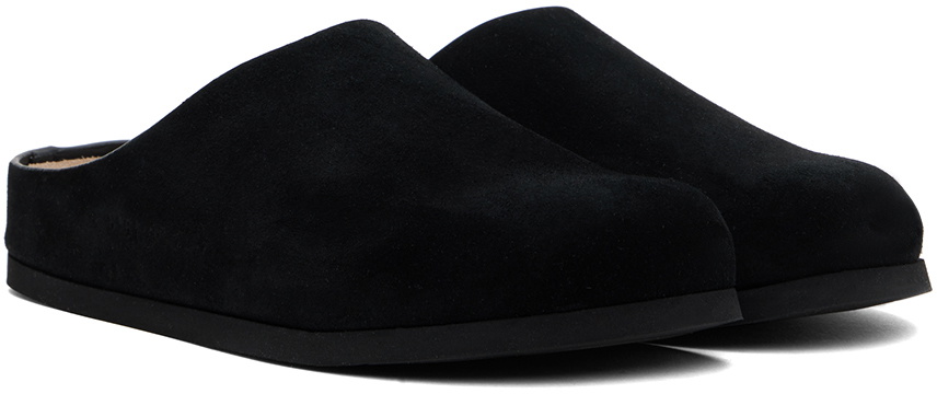 Common Projects Black Suede Loafers