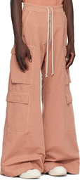 Rick Owens DRKSHDW Pink Jumbo Bela Cargo Pants