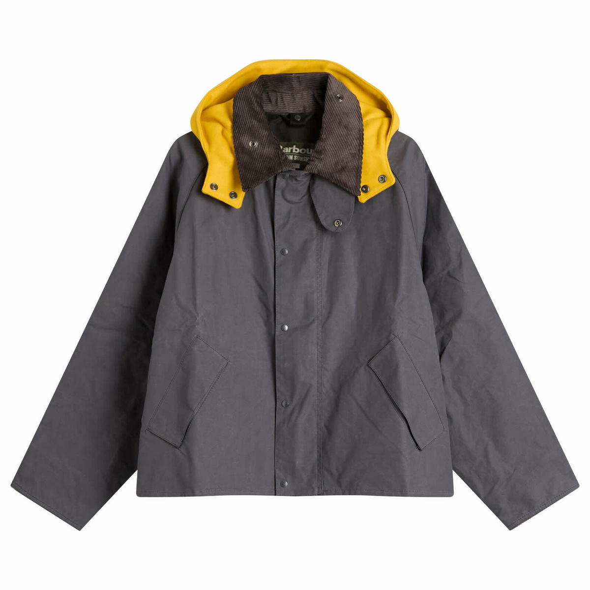 KAPTAINSUNSHINE × BARBOUR 3/4Coat 36 Barbour Men's x Kaptain Sunshine Short Cruiser Casual in Clay Barbour