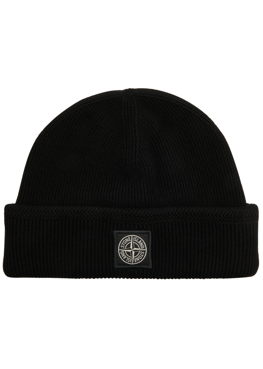 【大人ストリート】STONE Point Logo Beanie STONE ISLAND - Beanie With Logo Stone Island