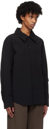 NULLUS Black Bonded Arm Shirt