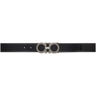 Salvatore Ferragamo Black Gancini Belt