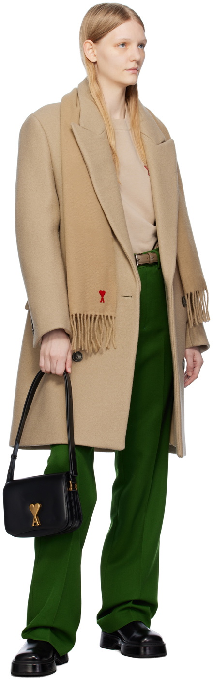 AMI Alexandre Mattiussi Taupe Ami de Cœur Belt